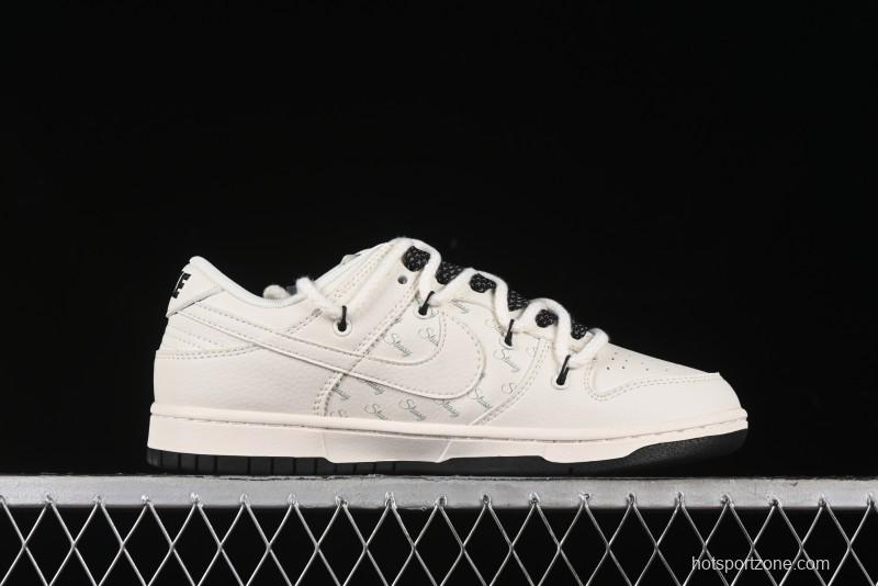 Nike SB Dunk Low Stussy Anniversary Custom Low-Top Casual Sneakers - SJ2068-276