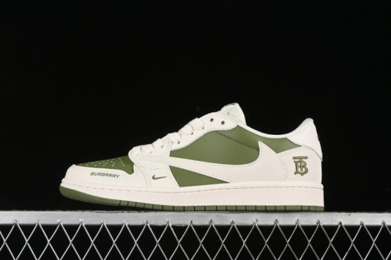 Nike Travis Scott x Fragment Design x Air Jordan 1 Low OG SP AJ1 Cultural Casual Sneakers - BB6588-311