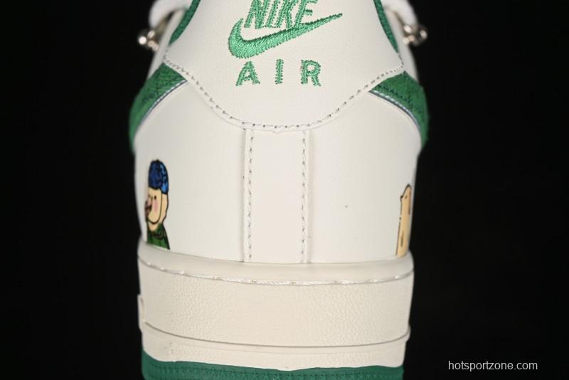 Nike Air Force 1 '07 Low x Capybara "Van Gogh" Casual Sneakers - LV0506-330