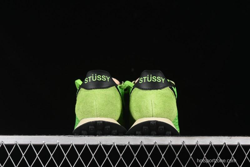 Nike Stussy Roshe Run LD-1000 Comfortable Versatile Non-Slip Durable Waffle Low-Top Casual Running Shoes - FQ5369-300