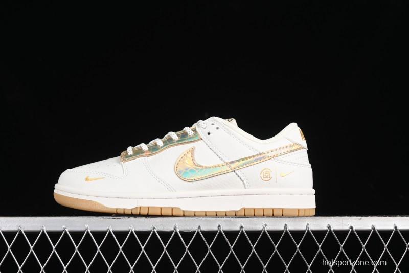 Nike SB Dunk Low Edison Chen Collaboration - Anniversary Edition High-End Customized Low-Top Casual Sneakers - JH8310-948