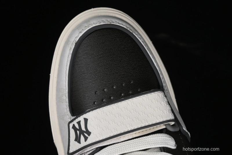 New York Yankees Chunky Liner Mid Denim Monogram Sandals with Velcro Closure and Thick Sole - 3ASXCHL4N50GRS