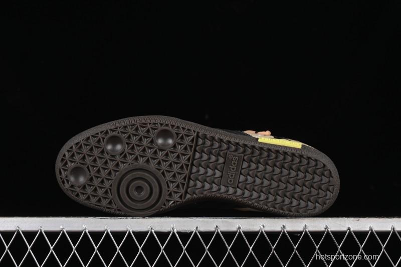 Adidas Originals Samba OG Low-Top Casual Sneakers with Panda Prank Retro Design - IG1025