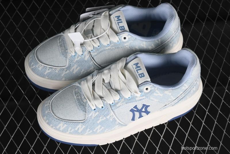 New York Yankees MLB Bigball Chunky Embo Monogram Platform Sandals - 3ASXCDC4N50SBS