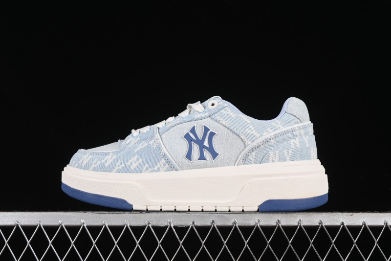 New York Yankees MLB Bigball Chunky Embo Monogram Platform Sandals - 3ASXCDC4N50SBS