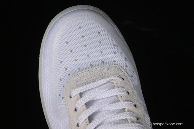Nike Off White x Air Force 1 Low OW Transparent White Sneakers - AO4606-100