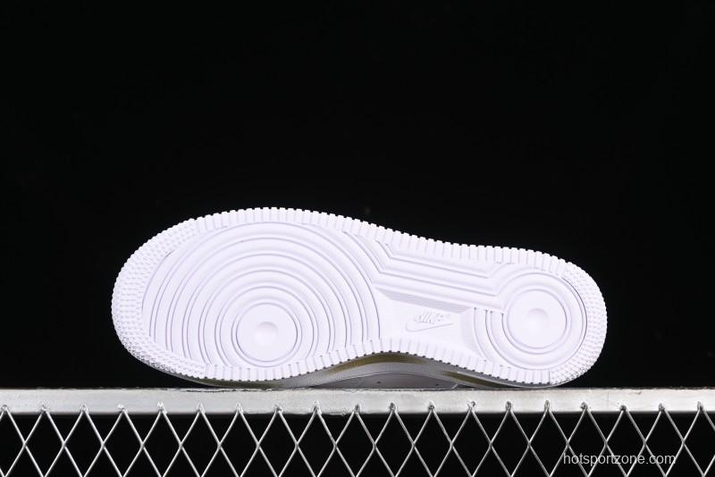 Nike Air Force 1 '07 Low Casual Sneakers with Anime-Inspired Hand-Painted Design and Triple Swoosh Shadow - CW2288-111