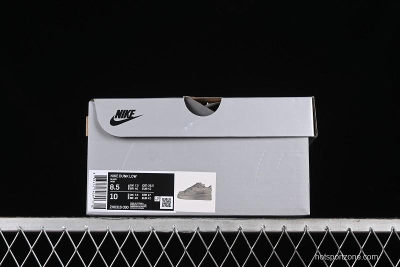 Nike Air Force 1 '07 Low Cleanfit High Street Retro Style All Black Star-Studded Diamond Accents Lace-Up Low-Top Casual Sneakers - ZH0316-030