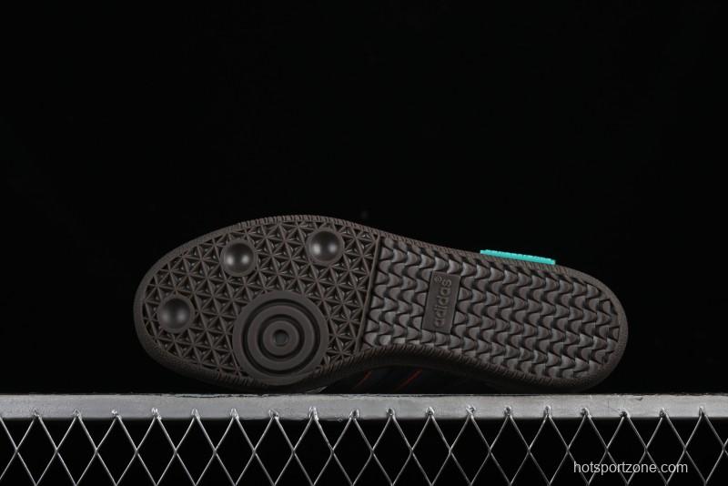 Adidas Originals Samba OG Low Top Casual Sneakers with Panda Mischief Design - IG1024