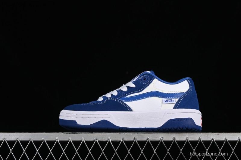 Vans Rowan 2 Skateboarding Shoes with Classic Blue & White Canvas - VN0A2Z3IBZW