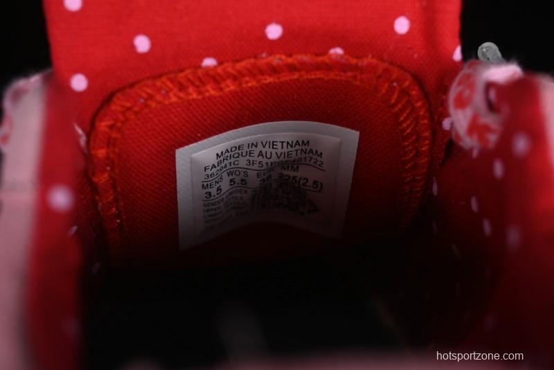 Converse One Star Hello Kitty Collaboration Low Top Casual Sneakers with Embroidered Bow - 362941C