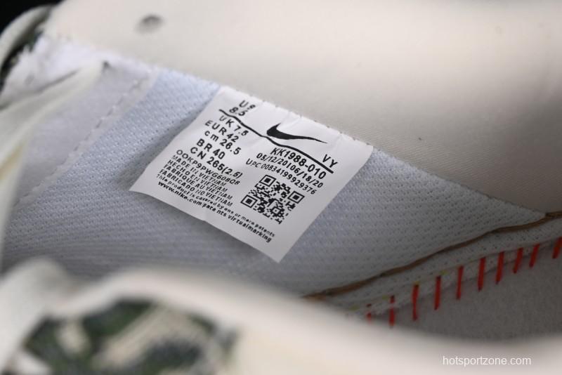 Nike Air Force 1 '07 Low Dior Collaboration - Beige Green Swoosh Low-Top Casual Sneakers - KK1988-010