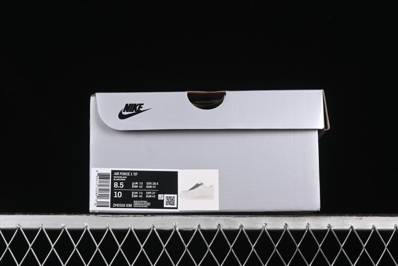 Nike Air Force 1 '07 Low Black Silk Chinese Style Casual Sneakers - ZH0316-036