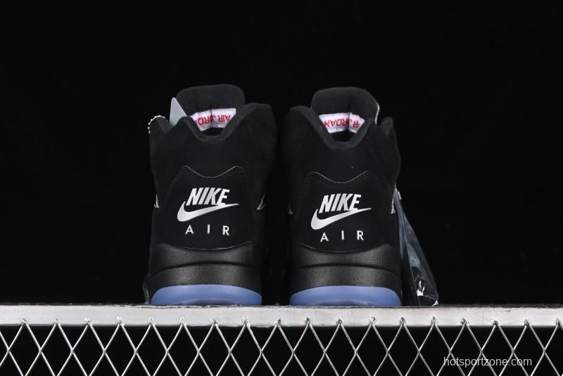 Nike Air Jordan 5 Retro Black Metallic Reimagined Basketball Shoes - HF3975-001