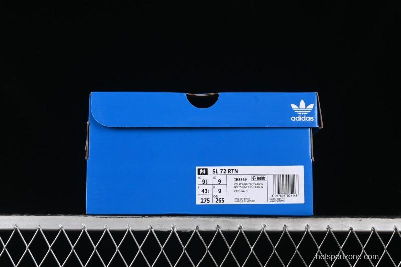 Adidas Originals SL 72 Retro Running Shoes with Ecotex Tongue and EVA Midsole - IH5569