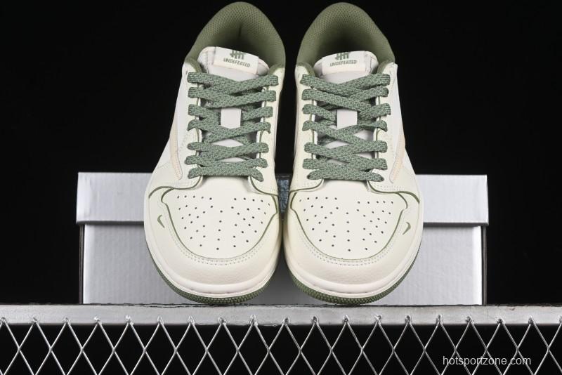 Nike Travis Scott x Fragment Design x Air Jordan 1 Low OG SP AJ1 Retro Sneakers - DM7866-017