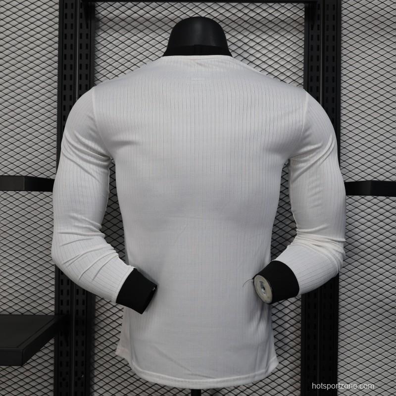 Player Version 2025 Germany Home Long Sleeve 125Th Anniversary Jersey