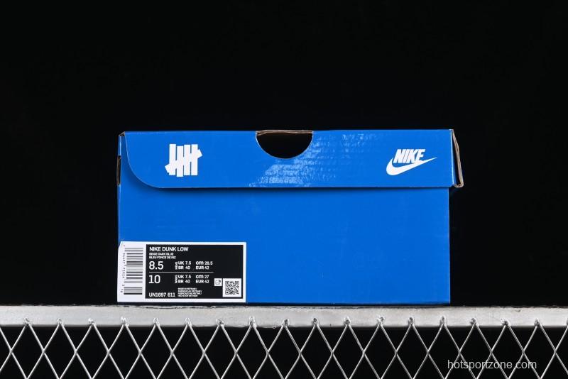 Nike SB Dunk Low x Undefeated Collaboration Low-Top Casual Skate Shoes - UN1697-611