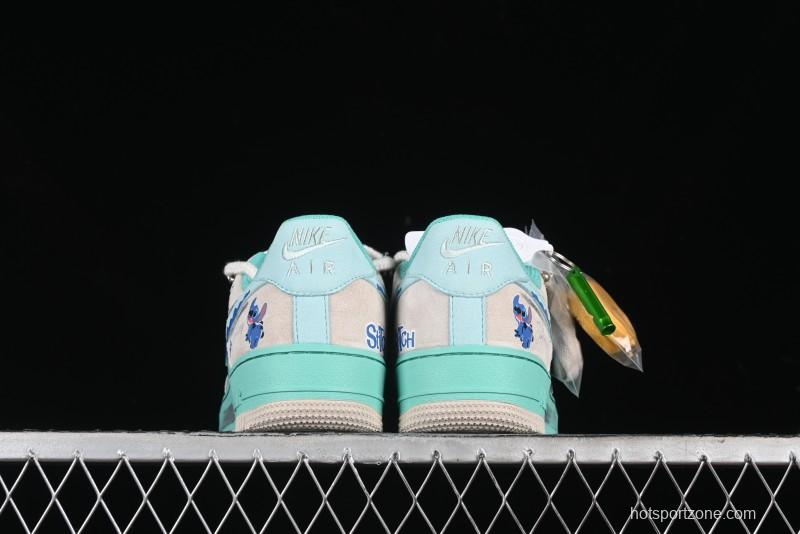 Nike Air Force 1 '07 Low x Stitch Casual Lace-Up Sneakers - DZ1328-222