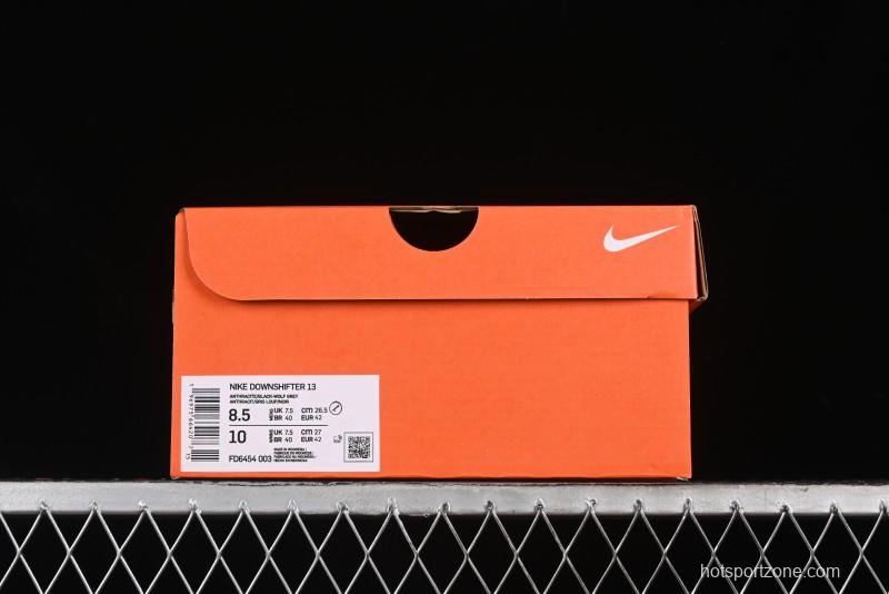 Nike Downshifter 13 Lunar Cushion Lightweight Breathable Running Shoes - FD6454-003