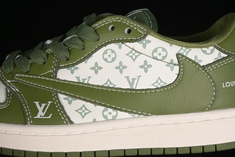 Nike Travis Scott x Fragment Design x Air Jordan 1 Low OG SP AJ1 LV Collaboration - LX1988-105
