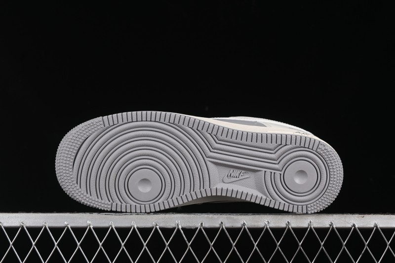 Nike Air Force 1 '07 Low Burberry Collaboration - Beige Grey Low-Top Casual Sneakers - BB8588-225