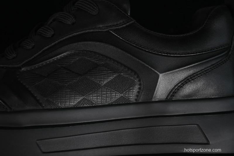 Ecco Street ACE Series Autumn New Retro Fashion Genuine Leather Platform Casual Sneakers - 63336101001