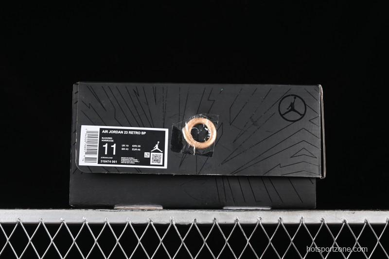 Nike Air Jordan 23 AJ23 Mid Retro Casual Basketball Shoes with Visible Air Cushion - 318474-061