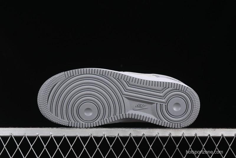 Nike Air Force 1 '07 Low The North Face Collaboration - Silver Grey Pigskin Sneakers - KK3333-004