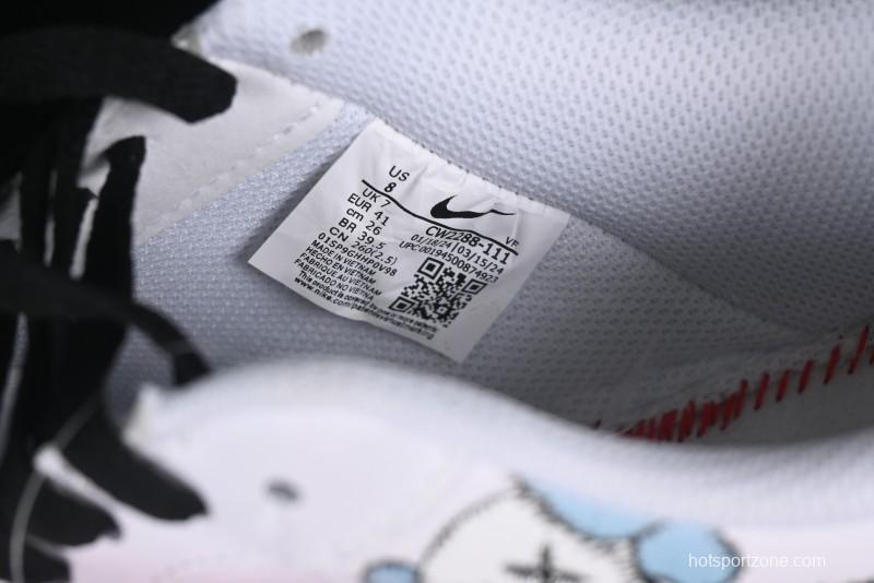 Nike Air Force 1 '07 Low Kaws Bear Collaboration Casual Sneakers - CW2288-111