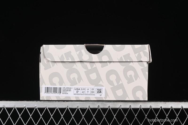 Nike Travis Scott x Fragment Design x Air Jordan 1 Low OG SP AJ1 Supreme North Face Collaboration - XZ5158-001