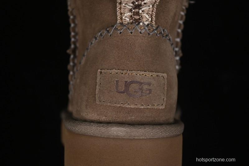 UGG Classic Mini Alpine Shearling Lined Snow Boots - 1158251