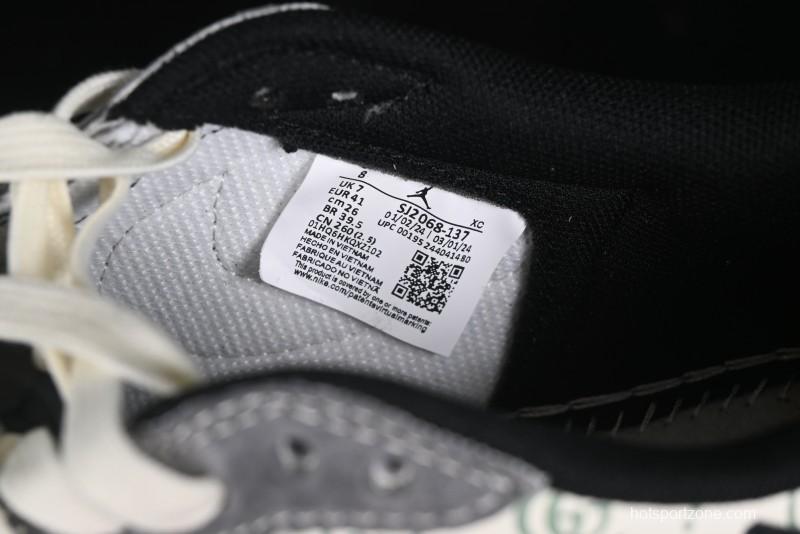 Nike Travis Scott x Fragment Design x Air Jordan 1 Low OG SP AJ1 Gucci Collaboration - Black Hook Dragonfly Low-top Casual Sneakers - SJ2068-137