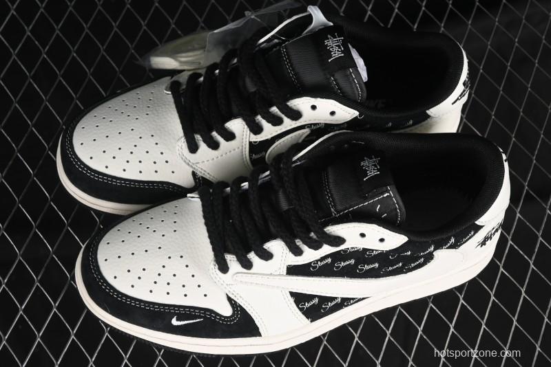 Nike Travis Scott x Fragment Design x Air Jordan 1 Low OG SP Sneakers - SJ2068-128