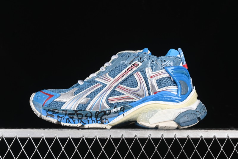 Balenciaga Runner Kith Four Color Retro Casual Shoes - WRNMT4896