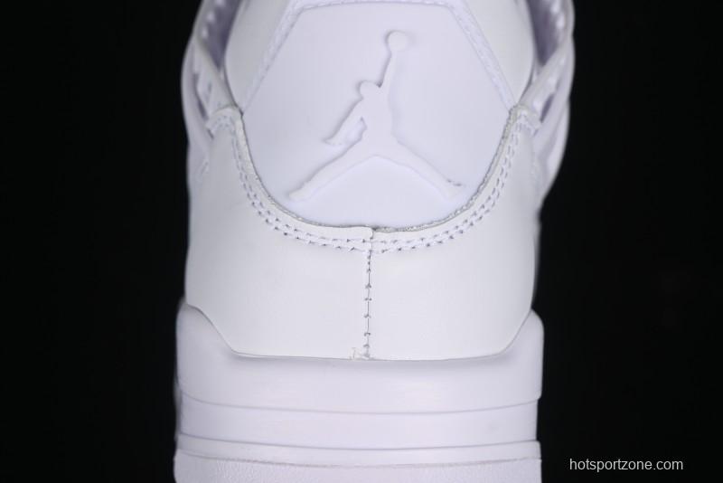Nike Air Jordan 4 Retro Basketball Shoes with Net Design - FV7251-107