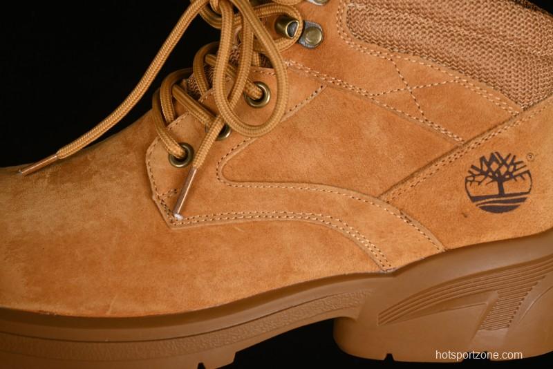 Timberland Outdoor Mid-Top Casual Yellow Boots - TB10088YELLOW