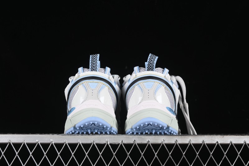 Off-White Be Right Back Low-Top Lifestyle Sneakers in White Blue - X.E5