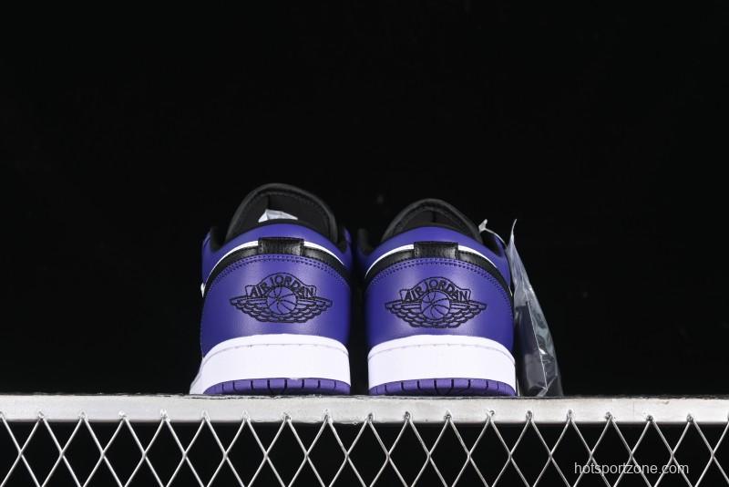 Nike Air Jordan 1 Low AJ1 Grape Purple Low-Top Basketball Shoes - 553558-500