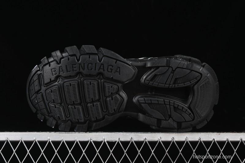 Balenciaga Track Sneaker with Transparent Heel Strap - WTRHW1090