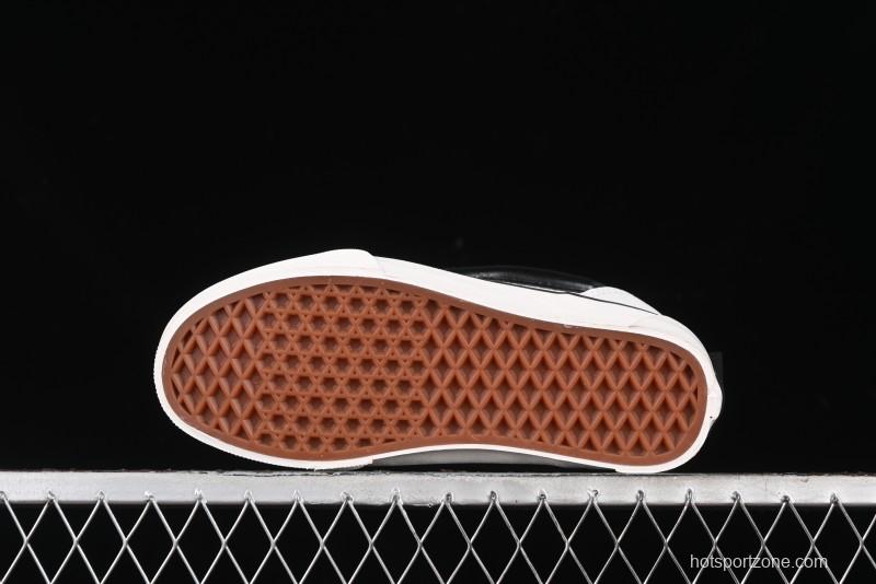 Vans Knu Skool Low Top Retro Casual Vulcanized Sneakers in Grey Black - VN000CZUVA3