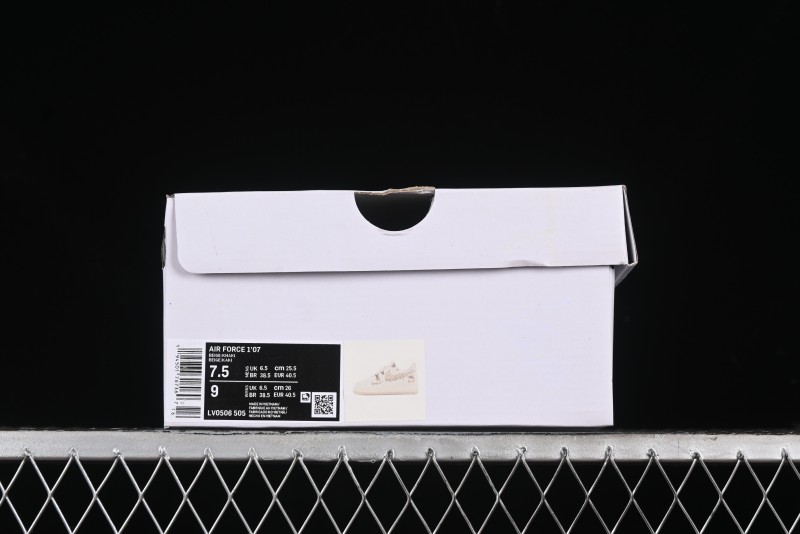 Nike Air Force 1 Low x Capybara "Pearl Girl" Casual Sneakers with Lace-Up Design - LV0506-505