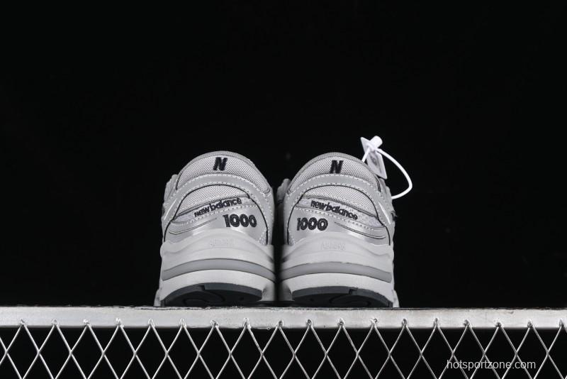 New Balance 1000 Series Retro Dad Style Low-Top Casual Running Sneakers - M1000TE