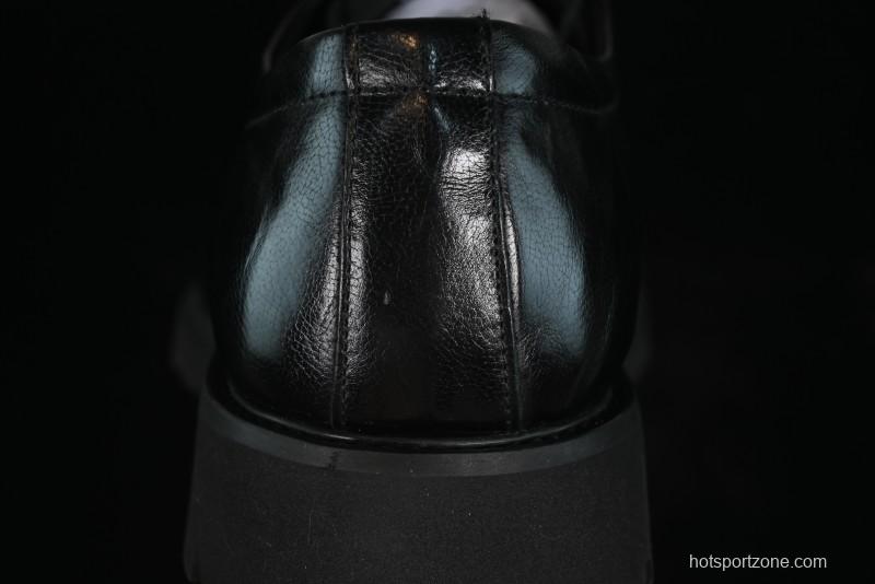 Ecco Block Brogue Business Derby Round Toe Genuine Leather Dress Shoes - 63667201001