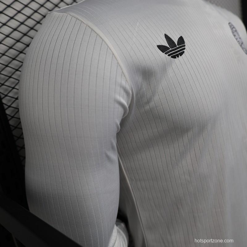 Player Version 2025 Germany Home Long Sleeve 125Th Anniversary Jersey