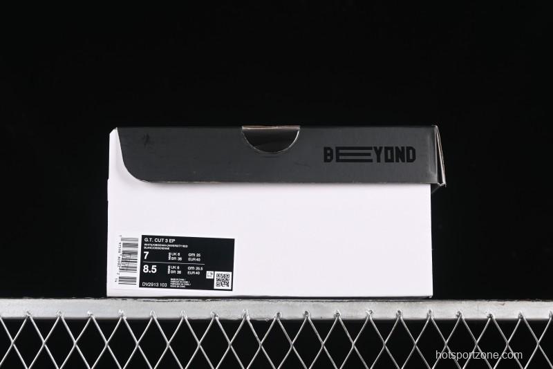 Nike Air Zoom G.T. Cut 3 EP Basketball Shoes with Full-Length ZoomX Foam and Flywire Technology - DV2913-103