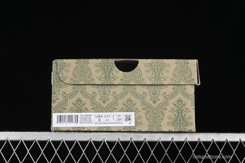 Nike Travis Scott x Fragment Design x Air Jordan 1 Low OG SP AJ1 Gucci Collaboration - XY2688-109