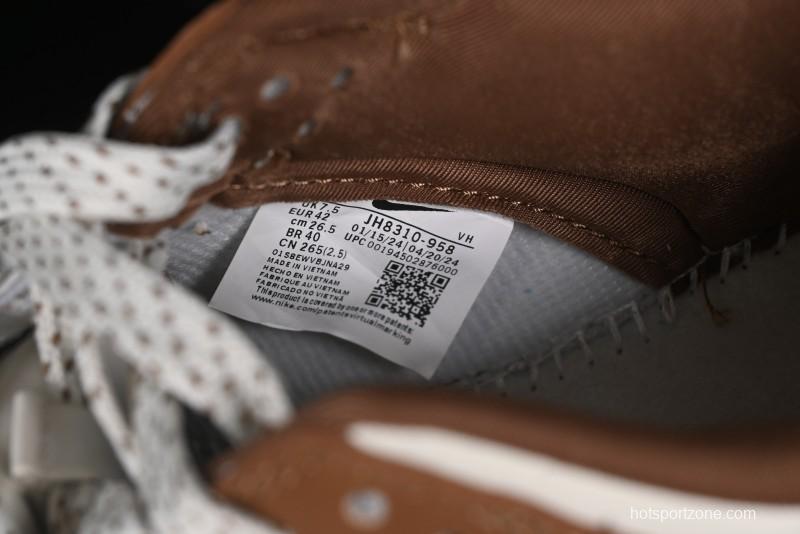 Nike SB Dunk Low Levi's Collaboration - White Grey Brown Anniversary Customized Low-Top Casual Sneakers - JH8310-958