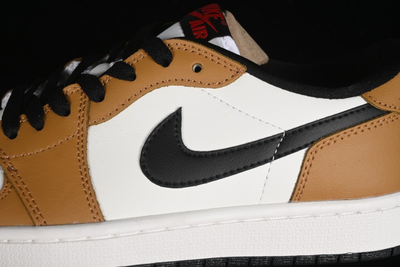 Nike Air Jordan 1 Low OG AJ1 Black Brown Low-Top Lifestyle Basketball Shoes - CZ0790-107