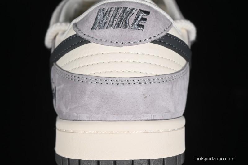 Nike SB Dunk Low Stussy Anniversary Custom Low-Top Casual Skate Shoes - SJ2068-295